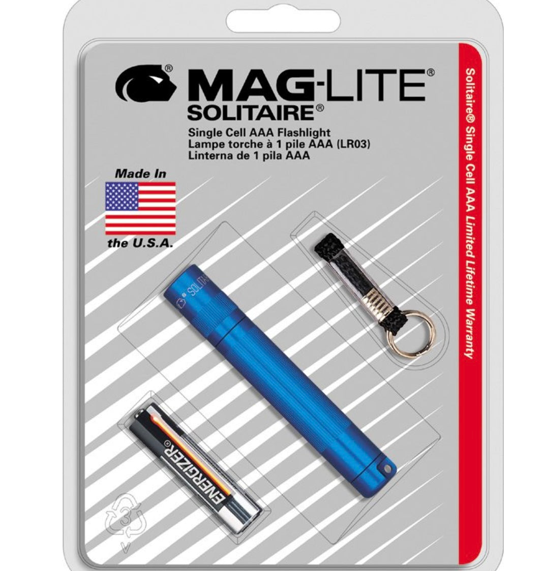 Maglite Blue Solitaire AAA Cell Flashlight