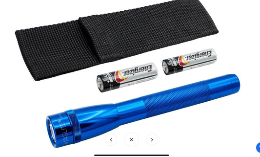 Maglite Mini 2 x AA Blue Flashlight SP2211H
