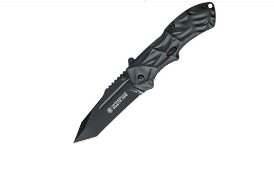 Smith & Wesson Folding Pocket Knife New Black Ops Linerlock A/O SWBLOP3T
