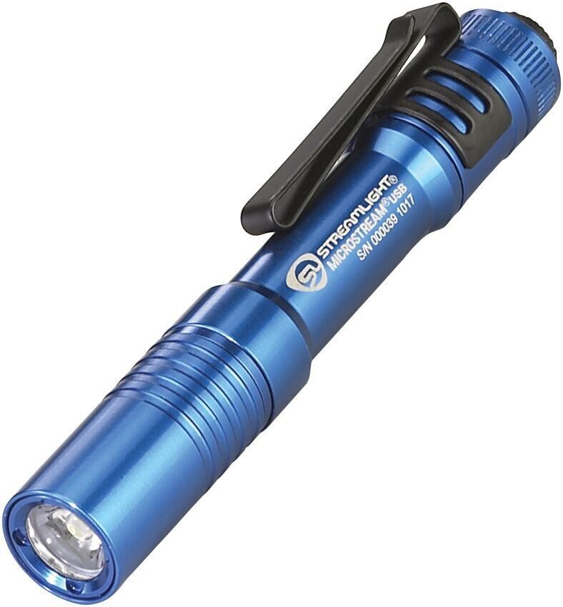 Streamlight MicroStream USB 1 x Built-In Lithium-Ion Flashlight 66606 Blue