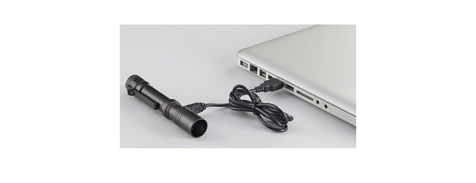 Streamlight MacroStream USB Flashlight LED with Rechargeable Battery - Black